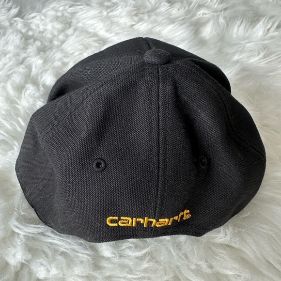 Carhartt men’s flat rimmed black hat - Picture 5 of 9